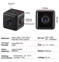 X6 HD wireless IP camera with high-definition video quality, motion detection, and remote access, designed for home security and surveillance.