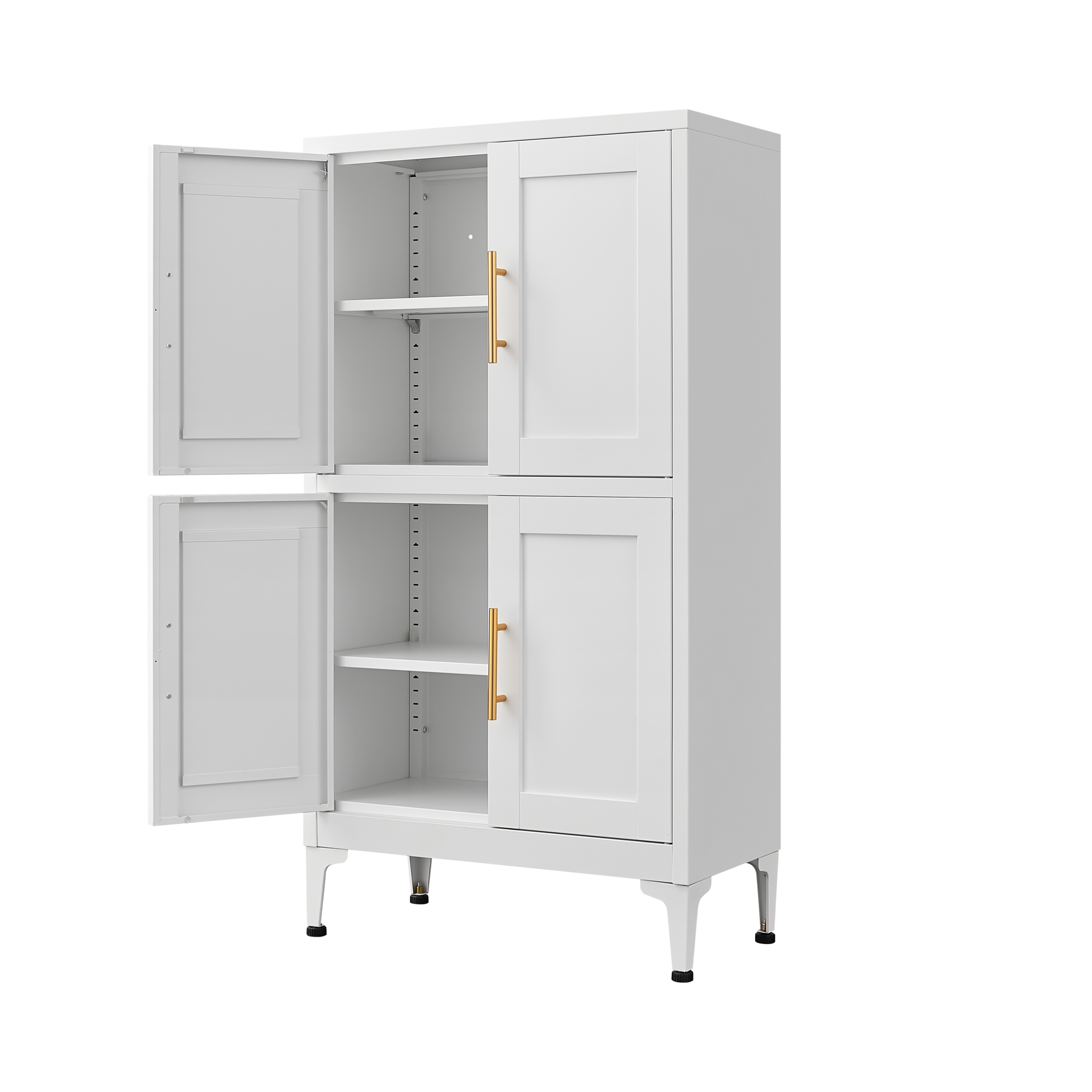“Deluxe White Storage Cabinet – spacious, modern storage cabinet in crisp white, perfect for organizing any room in style – Hot Deal Warehouse home furniture”
