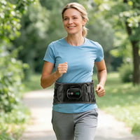 Electric Heating & Massage Waist Belt, Inflatable Airbag Lumbar Support for Back Pain and Posture Correction Hot Deal Warehouse
