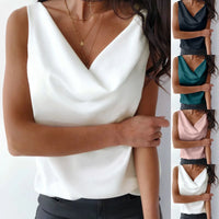 “Beverley Cowl Top – women’s elegant cowl neck blouse with a flattering drape, perfect for work or casual outings – Hot Deal Warehouse fashion”

