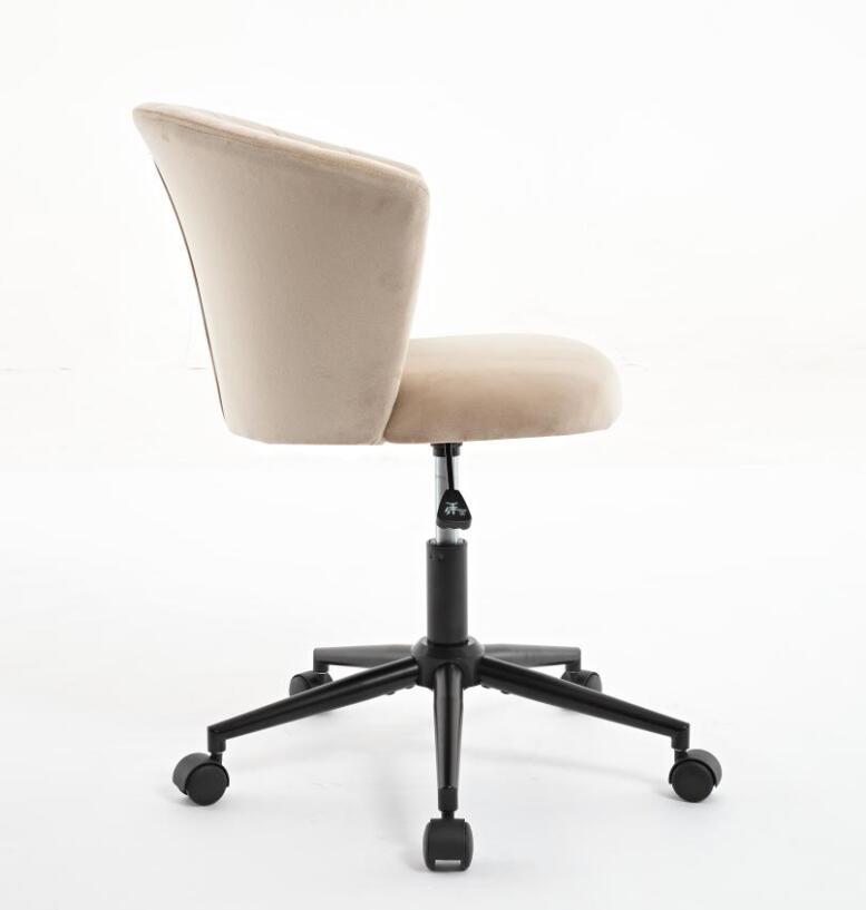 Velvet Swivel Flower Shaped Home Office Chair