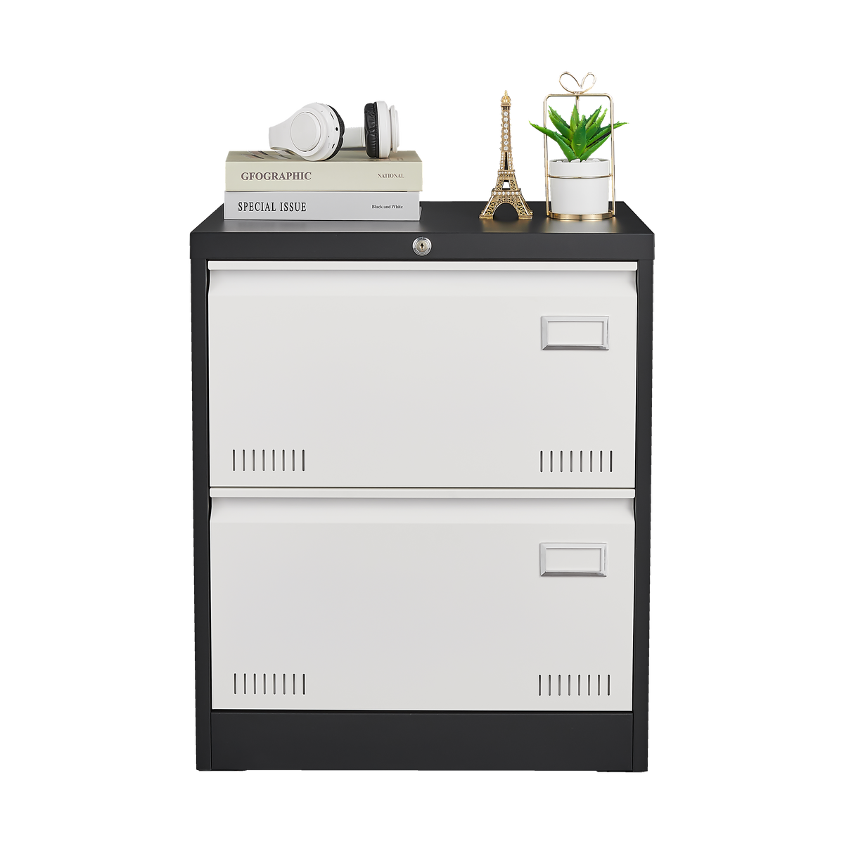 “2 drawer metal lateral file cabinet with lock – secure, durable office storage for documents and files – Hot Deal Warehouse office furniture”

