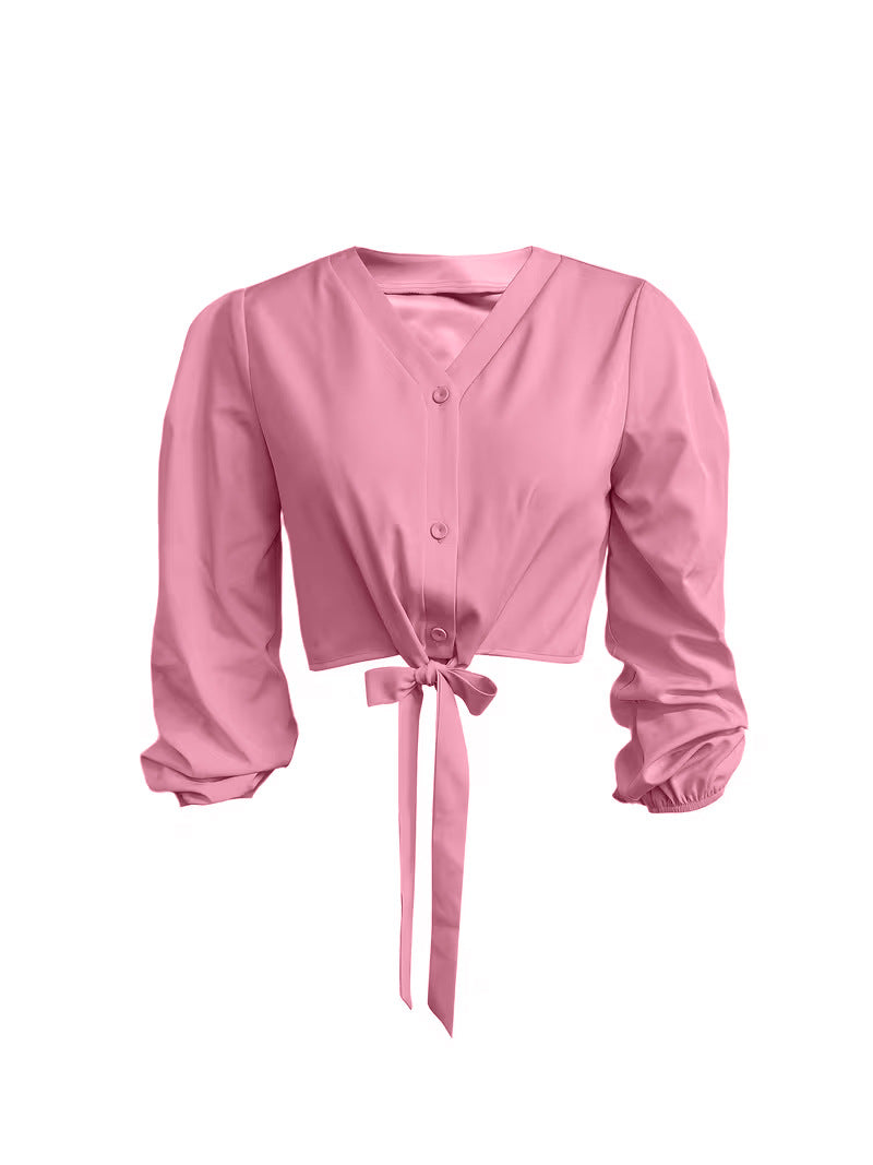 Lucy Cropped Blouse Hot Deal Warehouse
