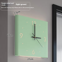 Creative Wall Sticker Angle Clock – Modern 3D DIY Silent Wall Clock for Living Room or Office

