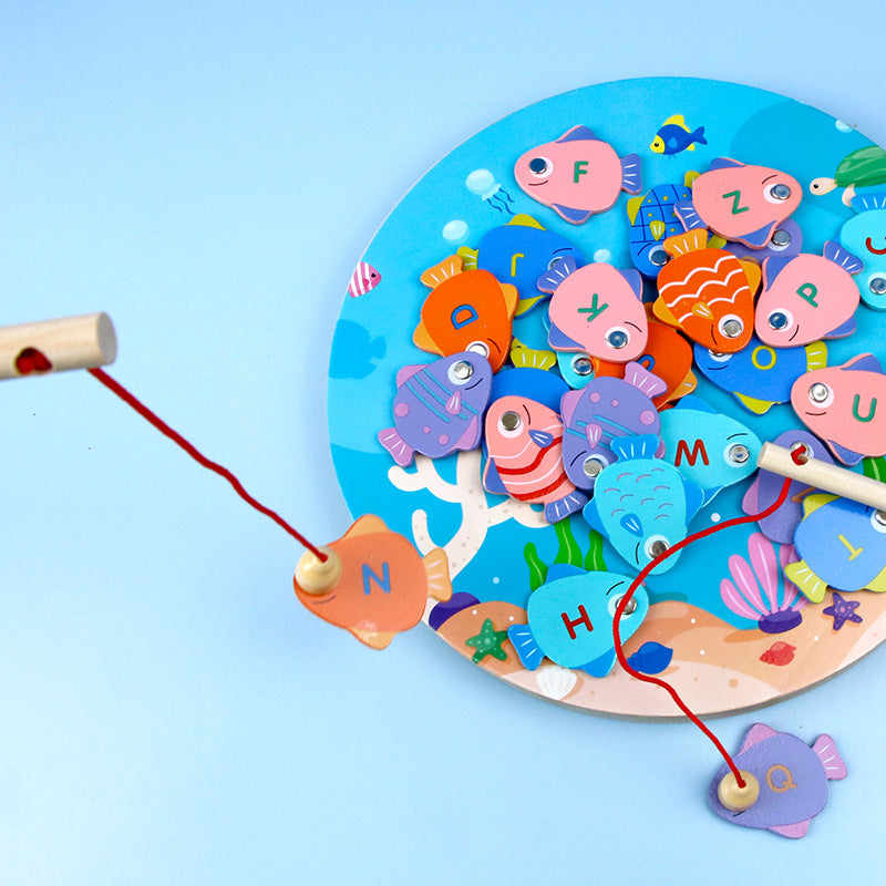 Wooden Magnetic Fishing Toys