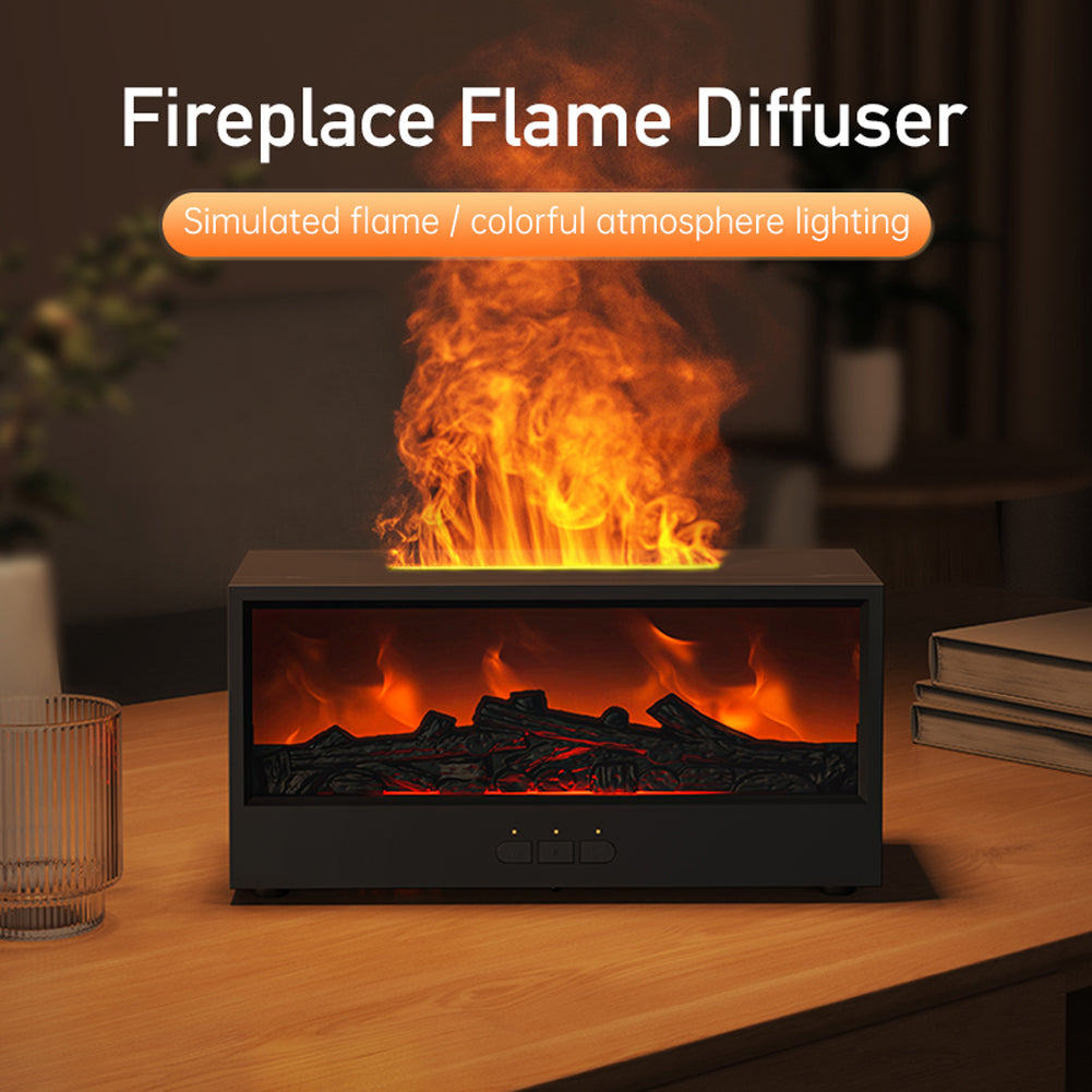 “3D simulation fireplace flame aromatherapy machine – decorative diffuser with realistic flame effect for relaxing home ambiance – Hot Deal Warehouse wellness”



