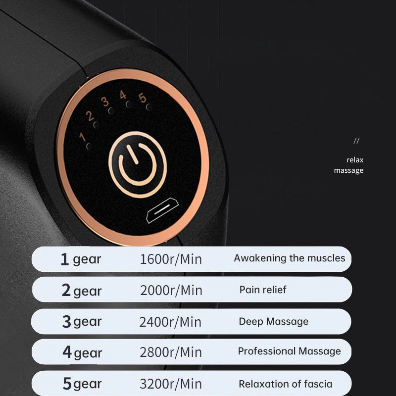 “Double Head Muscle Massage Gun – powerful handheld massager with dual heads for deep muscle relief and relaxation, perfect for post-workout recovery – Hot Deal Warehouse wellness”
