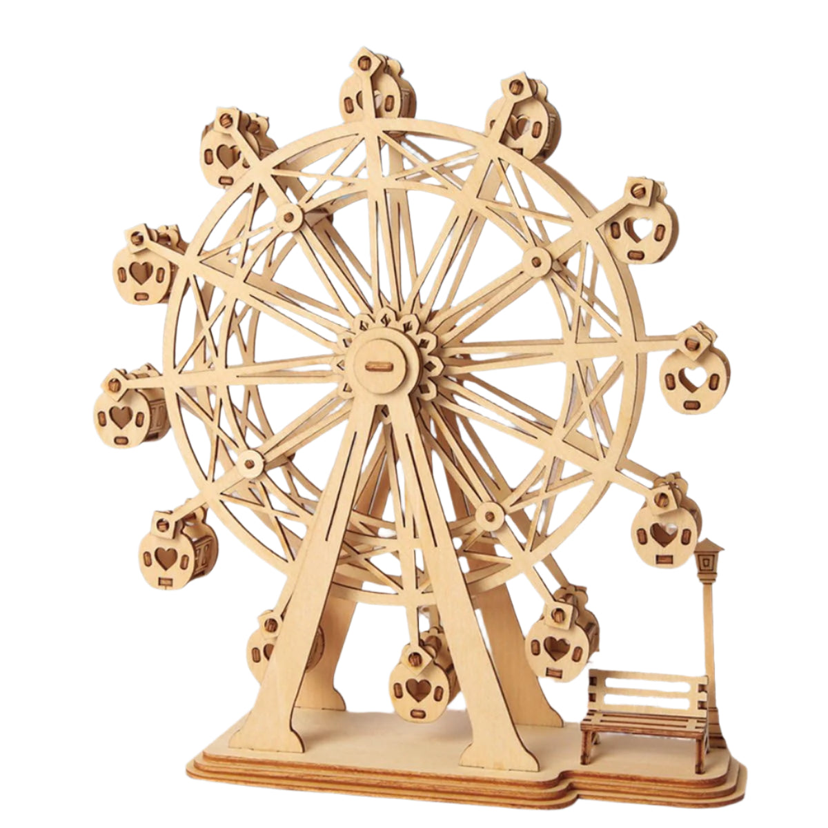 “Ferris Wheel Woodcraft Construction Kit – DIY wooden model kit for building a ferris wheel, great for creative play and decor – Hot Deal Warehouse crafts & toys”

