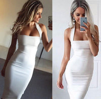 Form-fitting body-shaping dress designed to enhance curves with a sleek and slimming silhouette.

