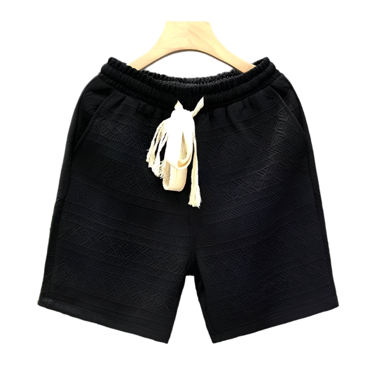 Men's High-grade Pattern Casual Shorts with a stylish patterned design and comfortable fit for everyday wear.