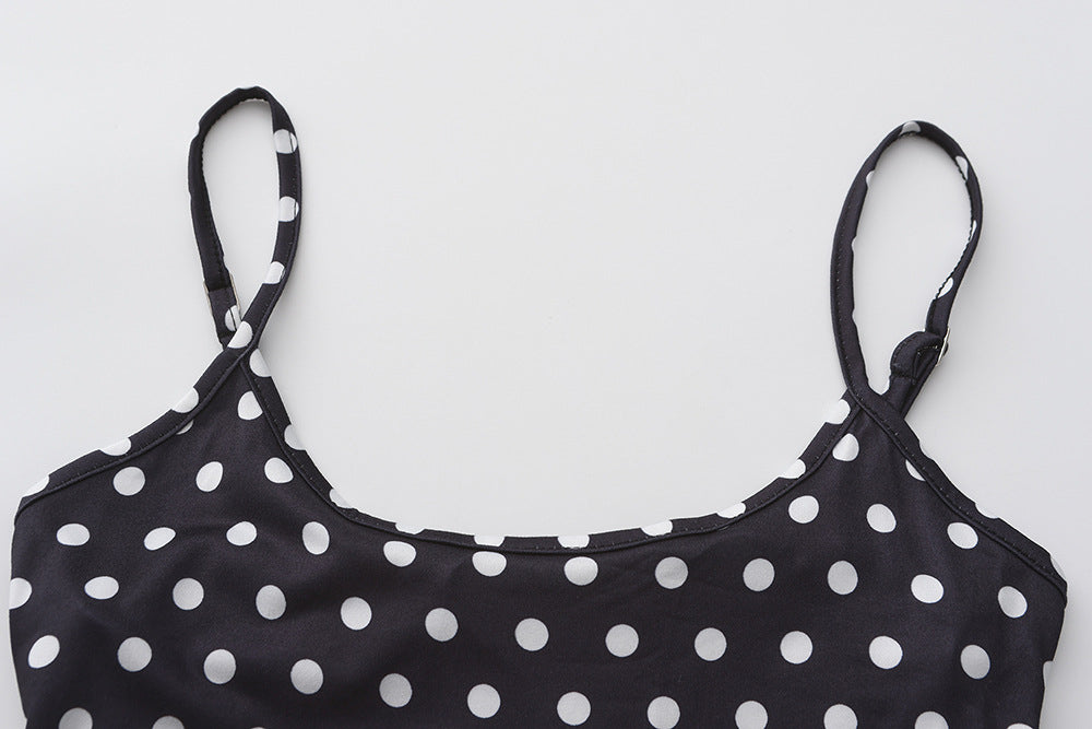 summer polka dot dress women