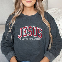 Jesus graphic sweater women