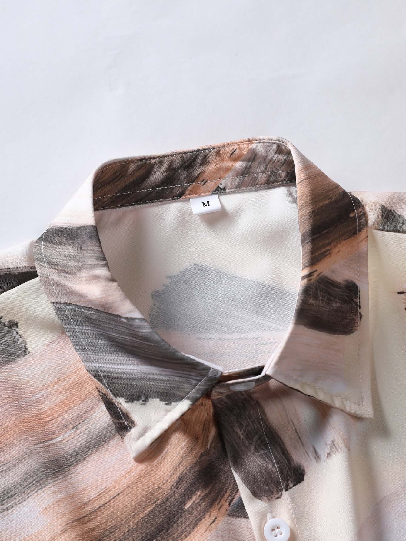 Plus Size Men’s Casual Fashion Printing Short Sleeve Shirt – A bold, printed casual shirt designed for comfort and style in larger sizes. Perfect for warm weather.








