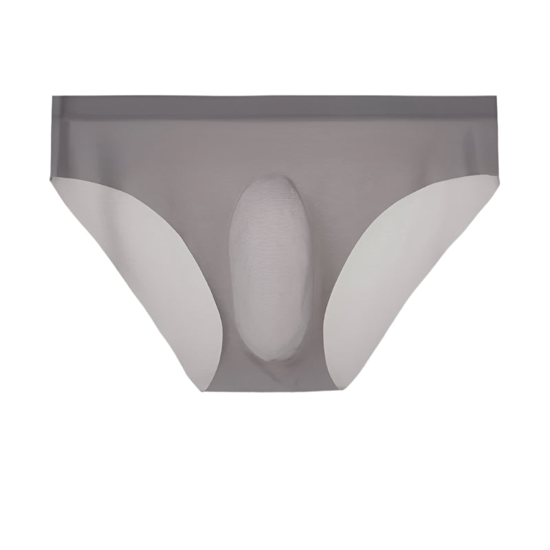 Men’s ice silk seamless underwear with 3D pouch – breathable and smooth fit

