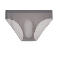 Men’s ice silk seamless underwear with 3D pouch – breathable and smooth fit

