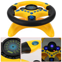 Simulation Steering Wheel Toy With Lights Hot Deal Warehouse