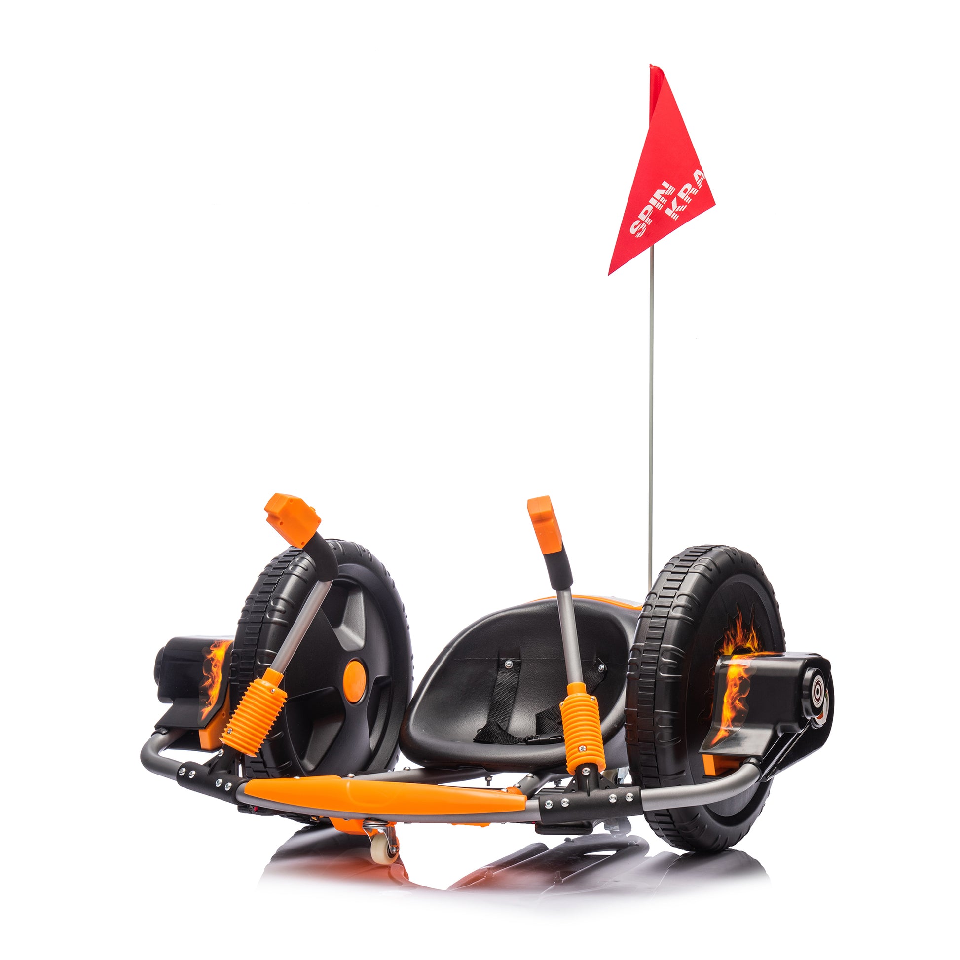 12V Kids Electric Ride-On Car with 16-Inch Wheels, 360° Steering & 2WD for Ages 3–8