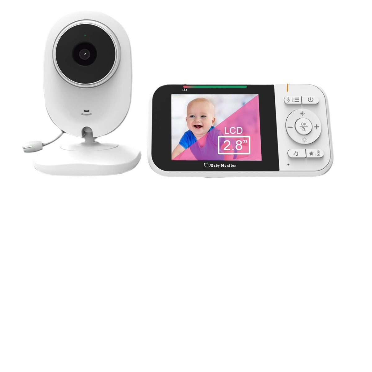 “2.8-inch baby monitor – digital video monitor with clear display for safe and easy baby monitoring – Hot Deal Warehouse baby essentials”


