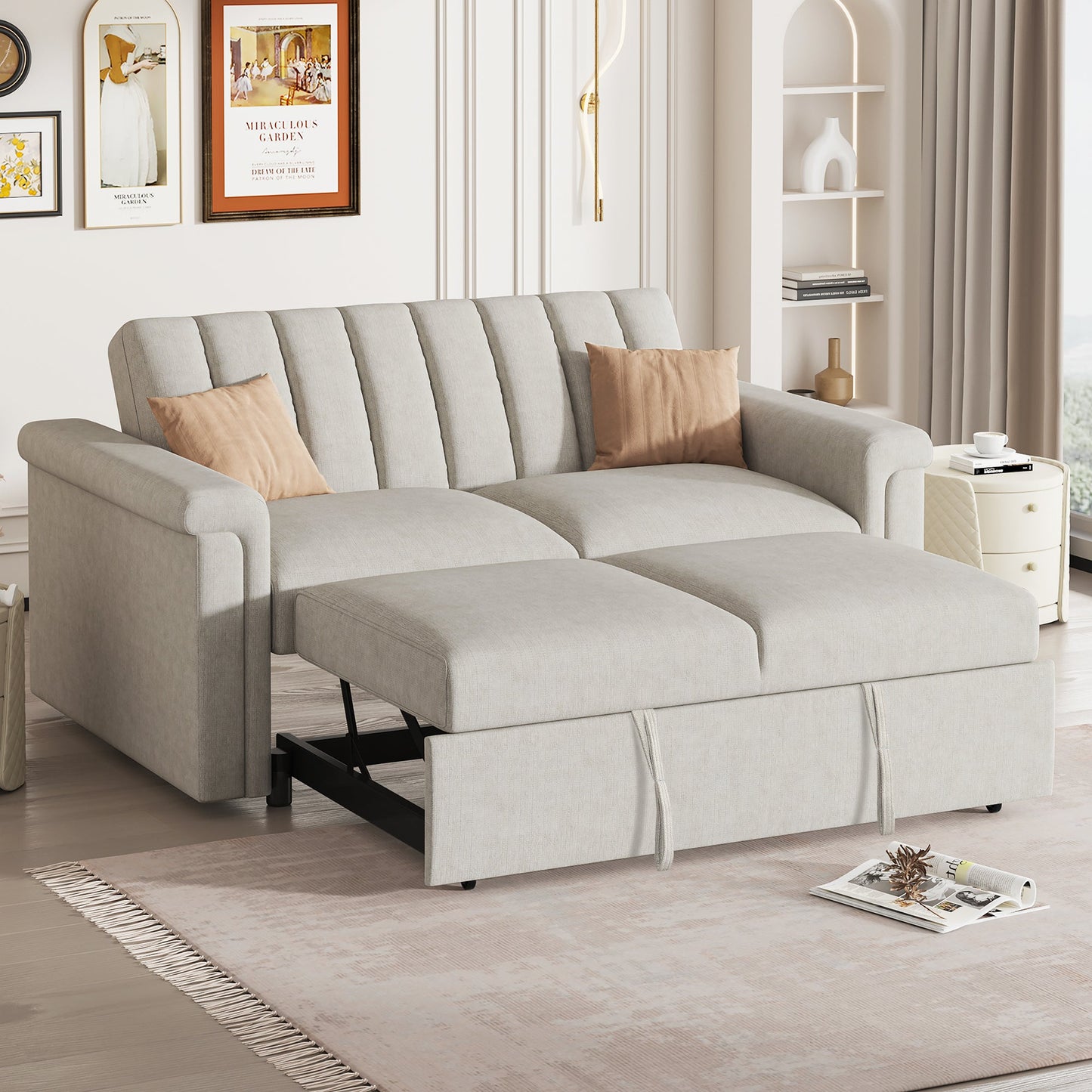 U Style Convertible Sofa With Pull Out Bed Hot Deal Warehouse