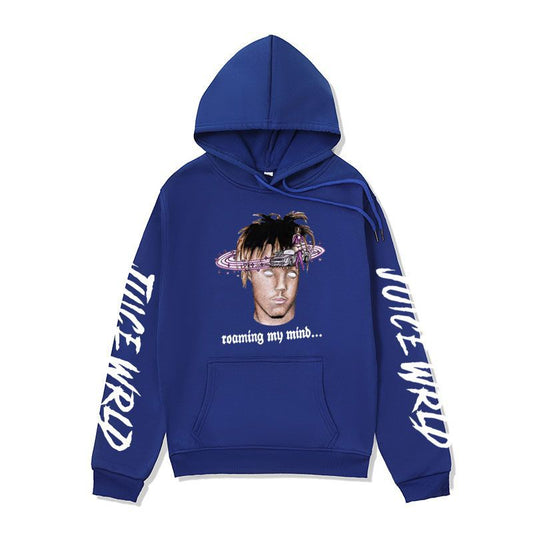 Men’s autumn winter hoodie – rapper-inspired streetwear jacket with bold graphic print.

