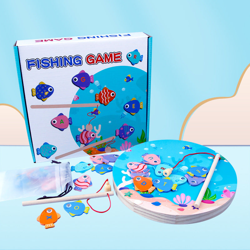 Wooden Magnetic Fishing Toys