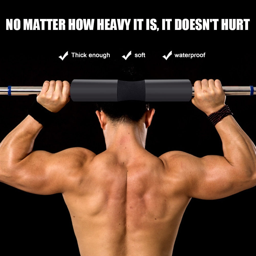 “Fitness Weightlifting Squat Foam Neck Guard Barbell Sleeve – protective foam sleeve for barbell comfort during squats and lifting – Hot Deal Warehouse fitness accessories”
