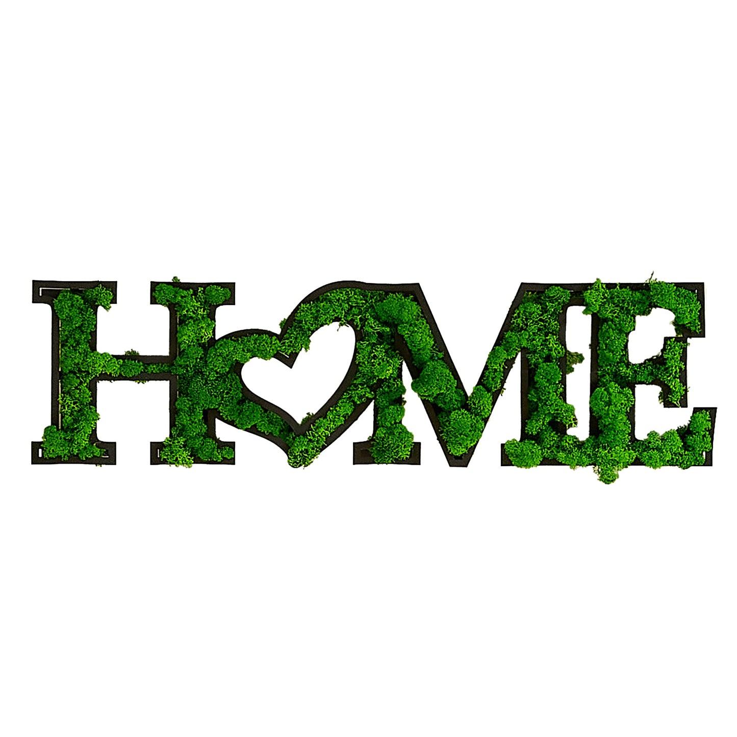 Home Letter Moss Wall Decor hotdealwarehouse