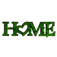 Home Letter Moss Wall Decor hotdealwarehouse