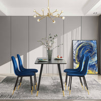 “Black modern kitchen dining table – sleek, contemporary table for stylish dining spaces and everyday family meals – Hot Deal Warehouse furniture”

