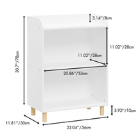 “3-tier bookcase – modern, space-saving shelving unit for books, décor, and storage – Hot Deal Warehouse furniture”

