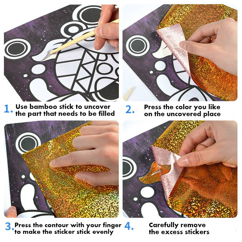 “DIY Cartoon Magic Transfer Painting Kit – creative art kit for kids with fun cartoon designs, perfect for hands-on crafting and imaginative play – Hot Deal Warehouse crafts & toys”
