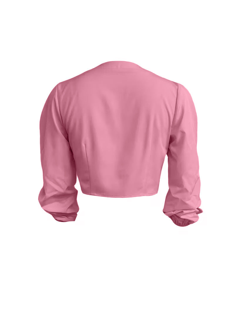 Lucy Cropped Blouse Hot Deal Warehouse