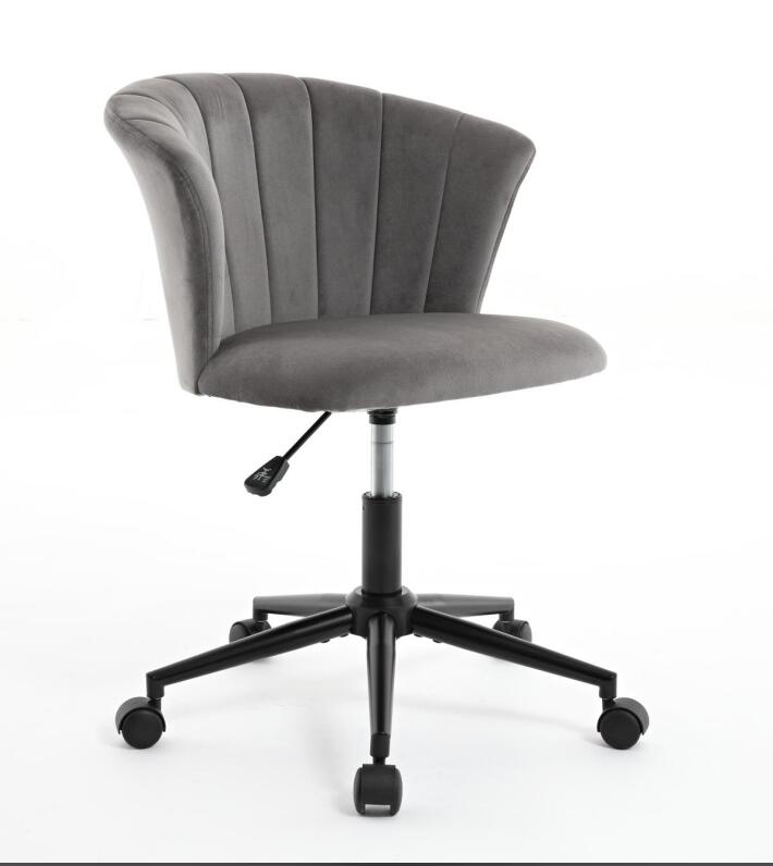 Velvet Swivel Flower Shaped Home Office Chair Hot Deal Warehouse