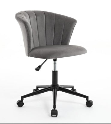 Velvet Swivel Flower Shaped Home Office Chair Hot Deal Warehouse