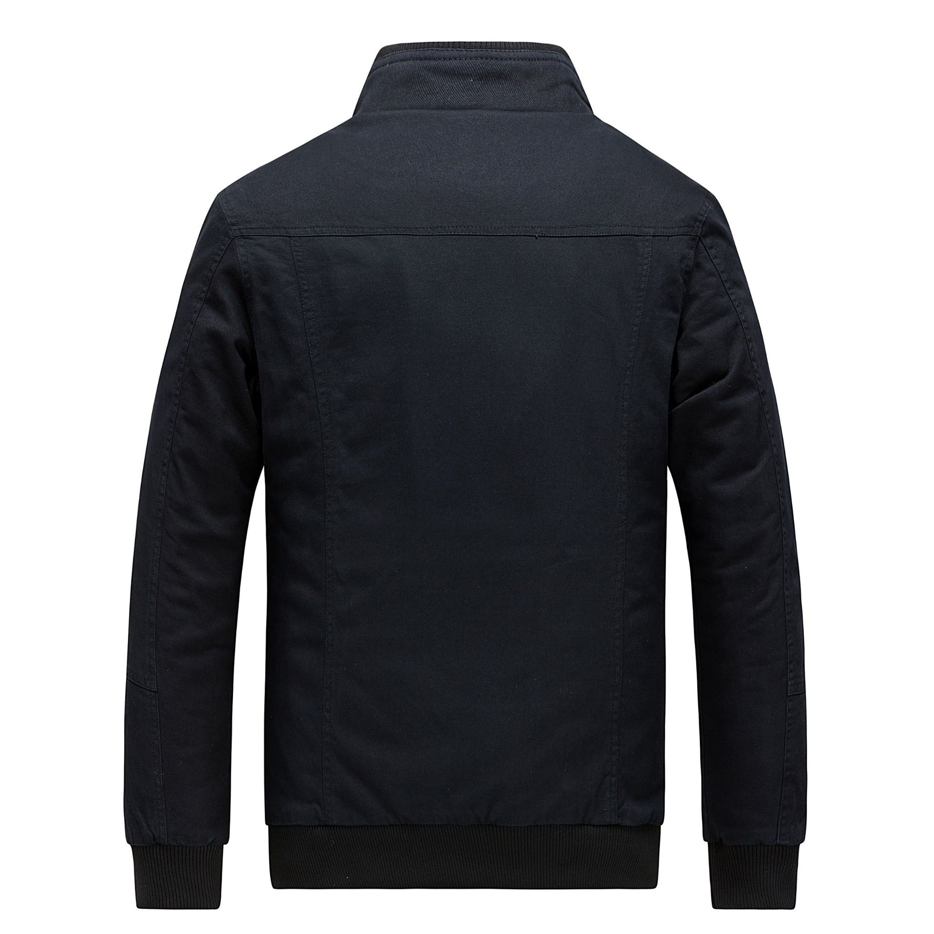 Men's Jacket Fleece-lined Thickened Slim Fit Coat – Warm fleece-lined jacket with a slim-fit design for a stylish and comfortable winter look.








