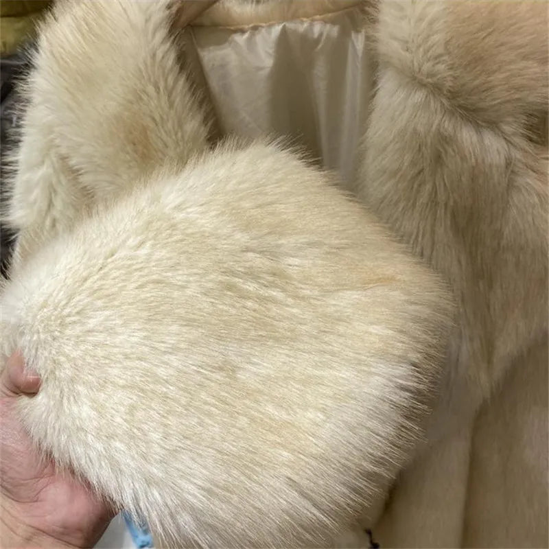 “Foxy Faux Fur Coat – women’s luxurious faux fur coat with a chic, cozy design, perfect for adding glamour and warmth to any outfit – Hot Deal Warehouse fashion”
