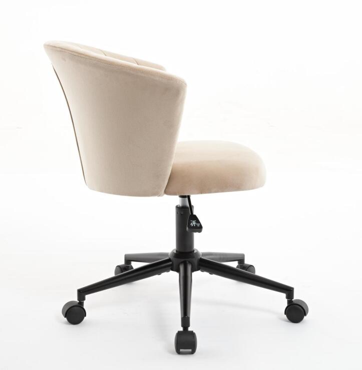 Velvet Swivel Flower Shaped Home Office Chair