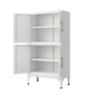 “Deluxe White Storage Cabinet – spacious, modern storage cabinet in crisp white, perfect for organizing any room in style – Hot Deal Warehouse home furniture”
