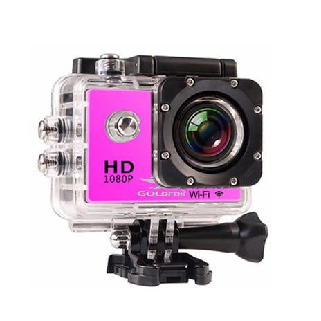 SJ4000 WiFi Action Camera – 30M waterproof, 1080P Full HD, 12MP photo resolution, and helmet mount for extreme sports and underwater adventures.


