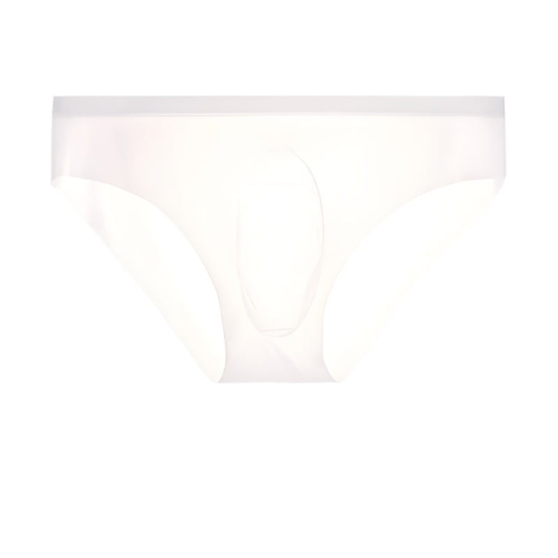 Men’s ice silk seamless underwear with 3D pouch – breathable and smooth fit

