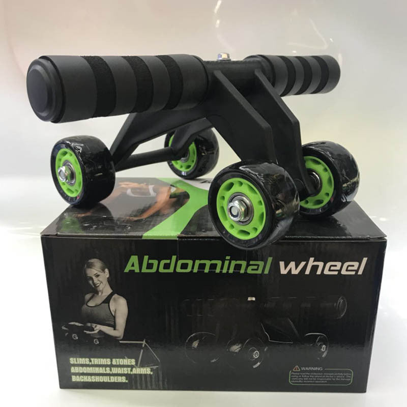 “Foldable 4 Wheel Ab Roller – compact, foldable ab roller for effective core workouts at home or on the go – Hot Deal Warehouse fitness”
