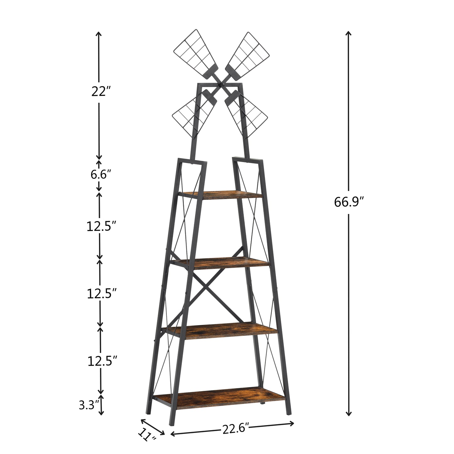 “4 tier narrow bookshelf – space-saving vertical shelving unit for books, décor, and storage – Hot Deal Warehouse furniture”

