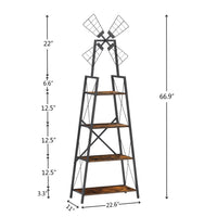“4 tier narrow bookshelf – space-saving vertical shelving unit for books, décor, and storage – Hot Deal Warehouse furniture”


