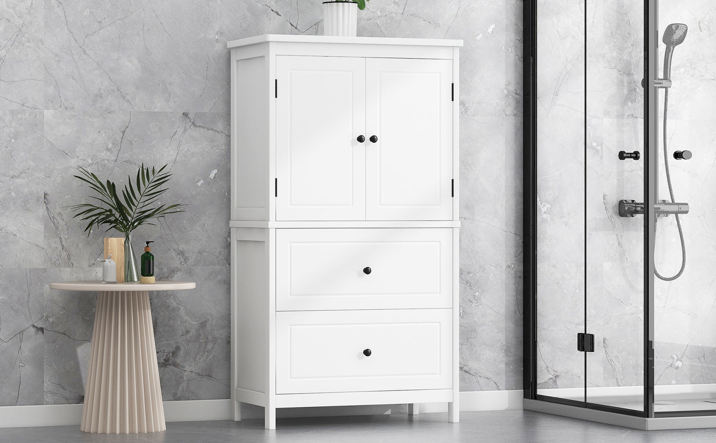 “Bathroom storage cabinet – stylish, space-saving organizer for toiletries, towels, and essentials – Hot Deal Warehouse home furniture”

