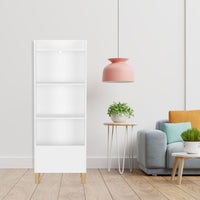 “4-tier bookcase – modern, space-saving shelving unit for books, décor, and storage – Hot Deal Warehouse furniture”

