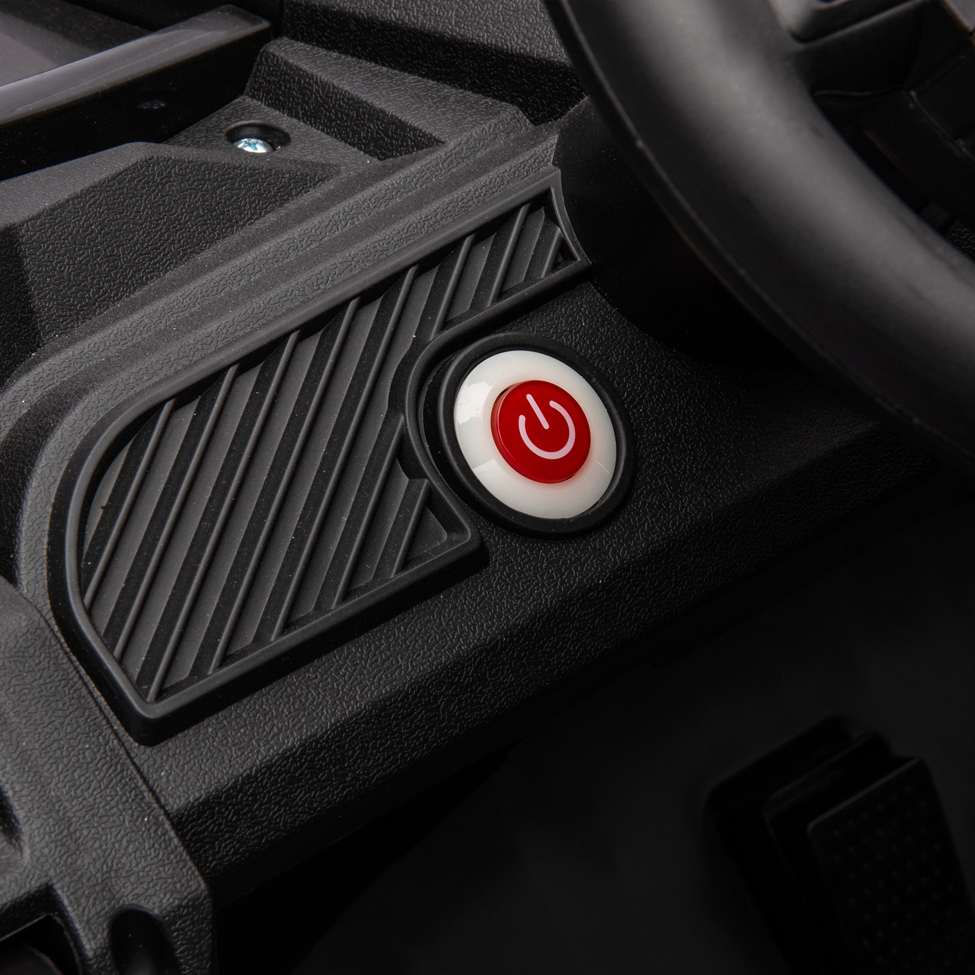 Side by side 4x4 ride-on truck for kids, featuring a durable design with working headlights, adjustable seat, and forward/reverse motion. Equipped with realistic off-road tires and easy-to-use controls, this electric truck provides an exciting outdoor adventure for children ages 3-7