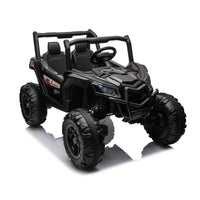 Side by side 4x4 ride-on truck for kids, featuring a durable design with working headlights, adjustable seat, and forward/reverse motion. Equipped with realistic off-road tires and easy-to-use controls, this electric truck provides an exciting outdoor adventure for children ages 3-7