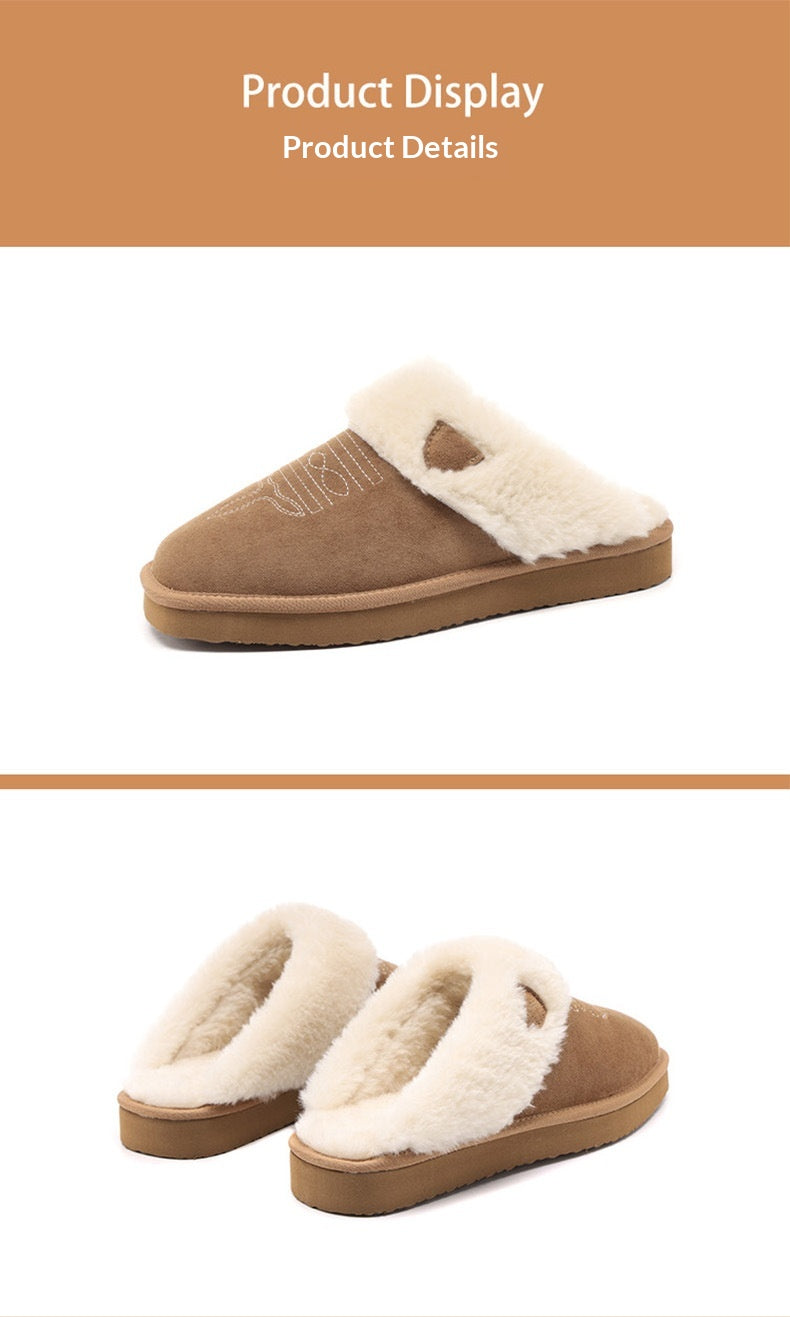 women's plush lined slippers online