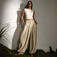 women's co-ord wide leg pants