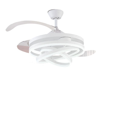 “Cirque Electric Fan Chandelier – modern ceiling fixture combining stylish chandelier lighting with a quiet electric fan, perfect for living rooms and bedrooms – Hot Deal Warehouse lighting”


